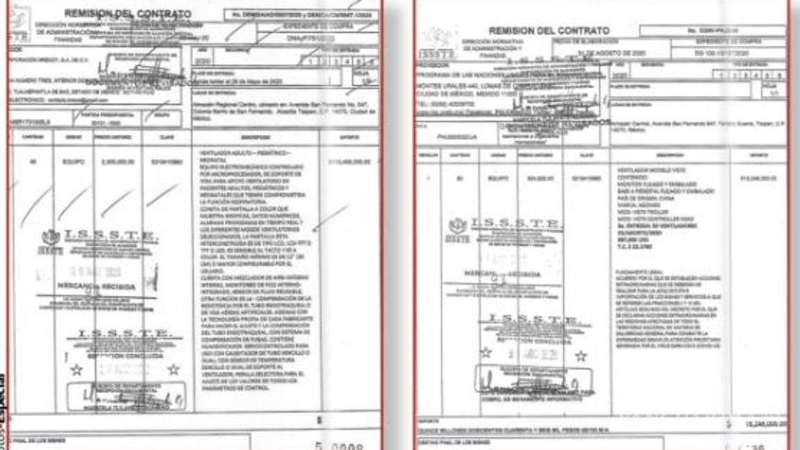 $!Paga ISSSTE ventiladores de $700 mil a $2.6 millones