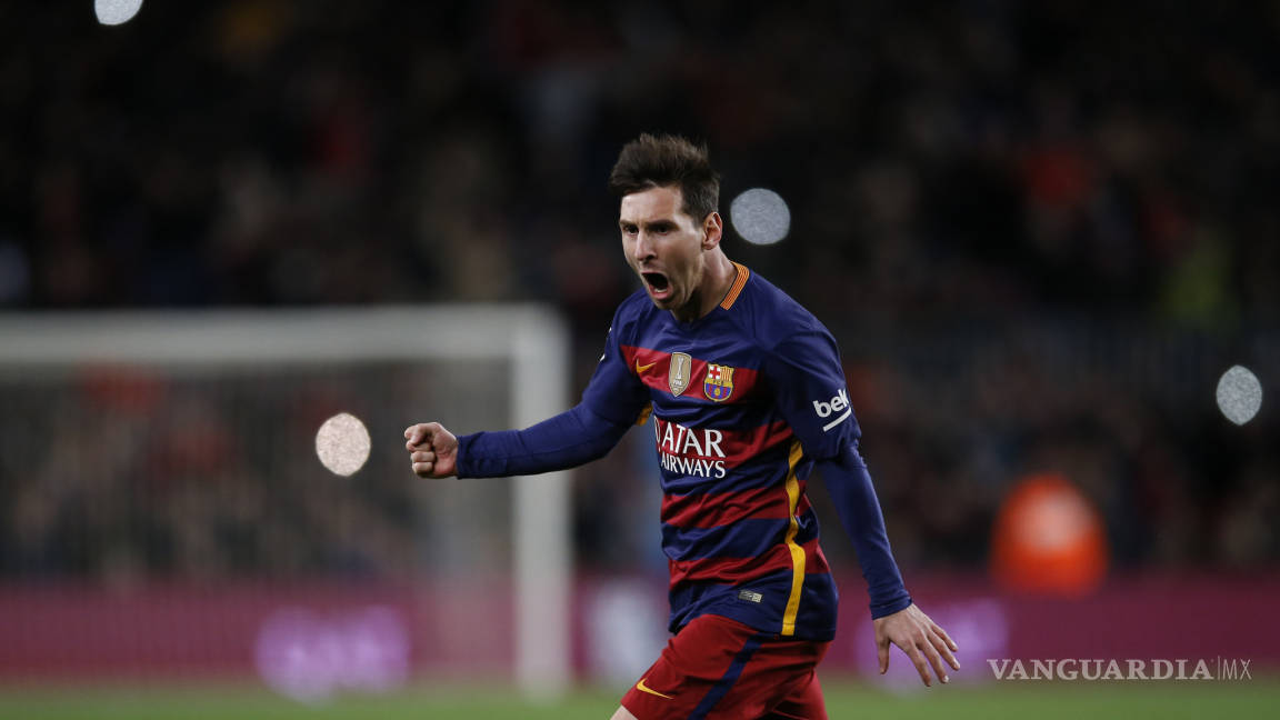 Triplete de Messi en plácida goleada del Barcelona