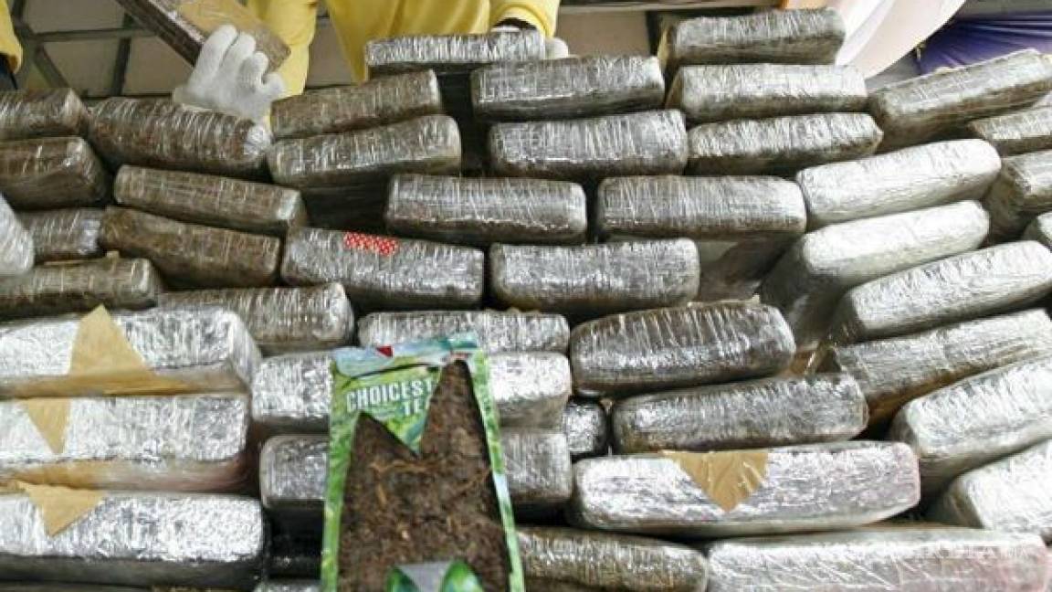 Incautan en Colombia dos toneladas de cocaína de Los Zetas; tendría un valor de 100 mdd