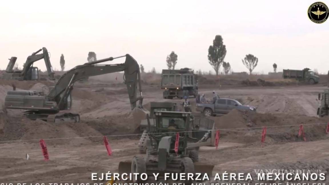 Sedena lanza video donde muestra que ya inició los trabajos en el aeropuerto de Santa Lucía