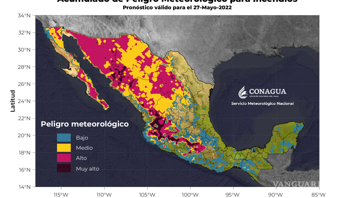 ¡Alertas!: continúa el riesgo de incendios en Coahuila