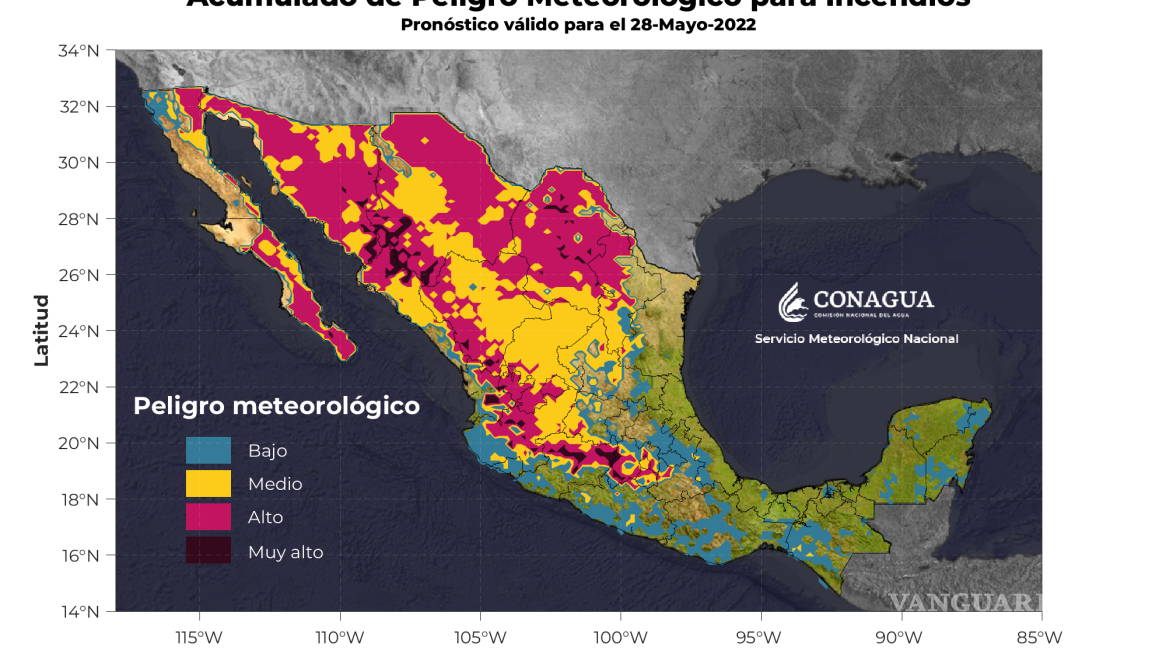 ¡Alertas!: continúa el riesgo de incendios en Coahuila