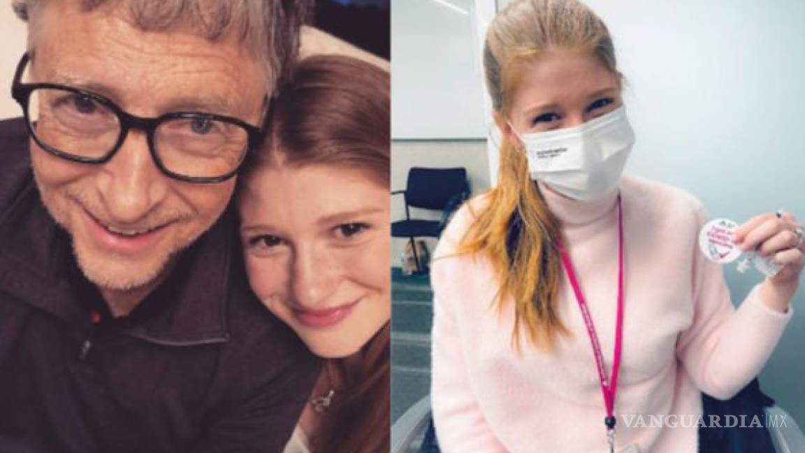 Hija de Bill Gates se burla de las teorías de conspiración tras recibir la vacuna antiCOVID