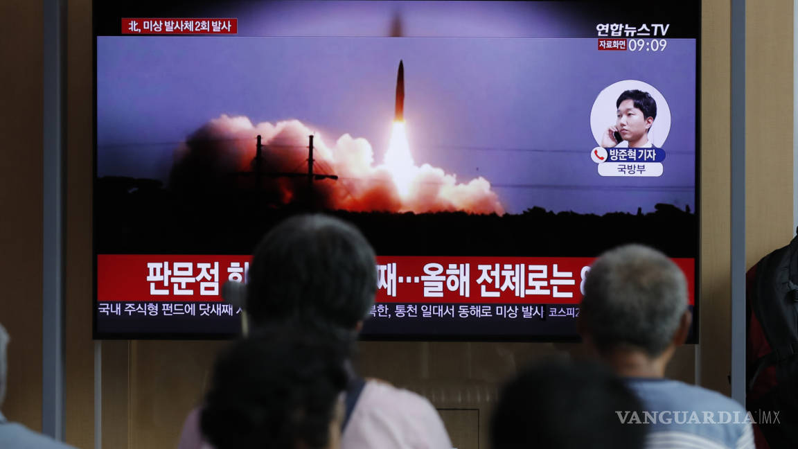Norcorea reta a Corea del Sur y a EU lanzando misiles