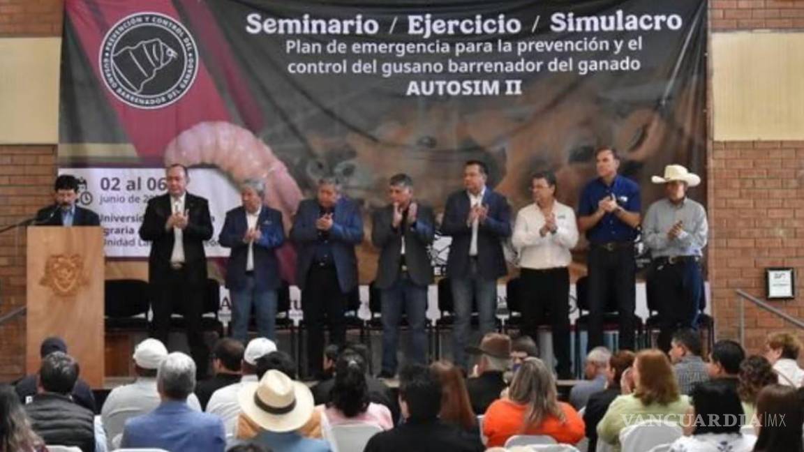 Realiza Senasica simulacro en Torreón, Coahuila, para prevenir llegada del gusano barrenador