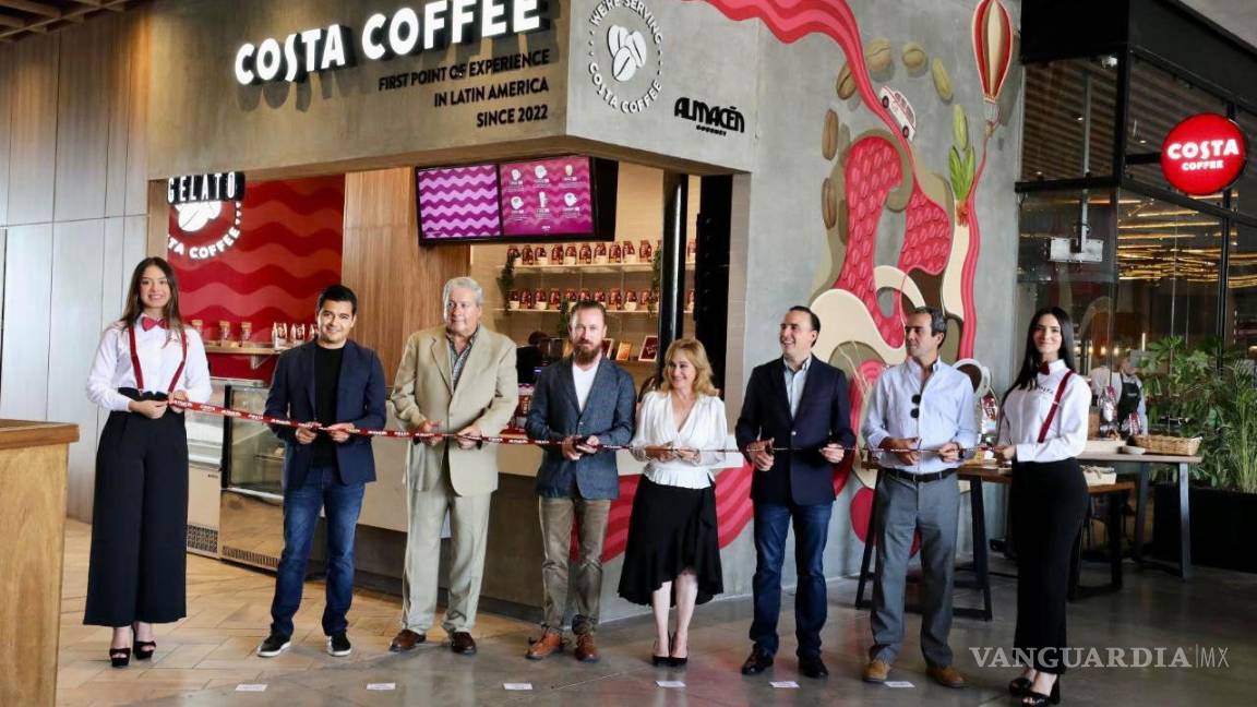 Va Grupo Gentiloni por tres nuevas sucursales de Costa Coffee en Saltillo