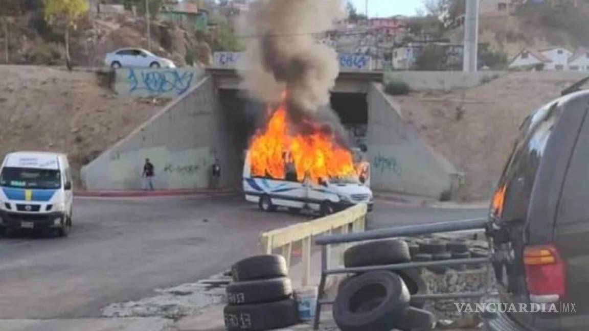 Ahora reportan ataques e incendios de autos en Tijuana y Baja California