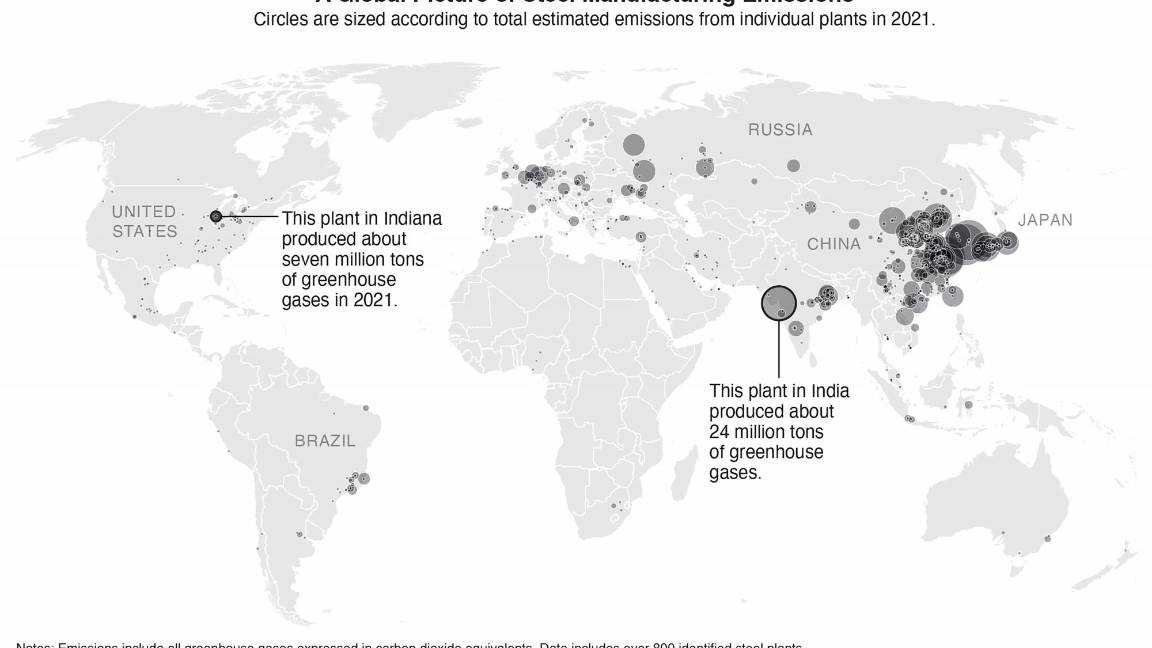 $!Una organización sin fines de lucro respaldada por Al Gore y otros grandes donantes ambientales dice que puede rastrear las emisiones hasta plantas de energía individuales, campos petroleros y buques de carga.