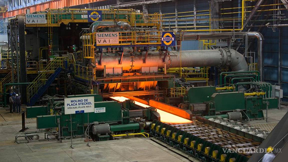 $!La acerera coahuilense se mantiene frenada, ante la imposibilidad de que inversionistas extranjeros tomen el control de ella.