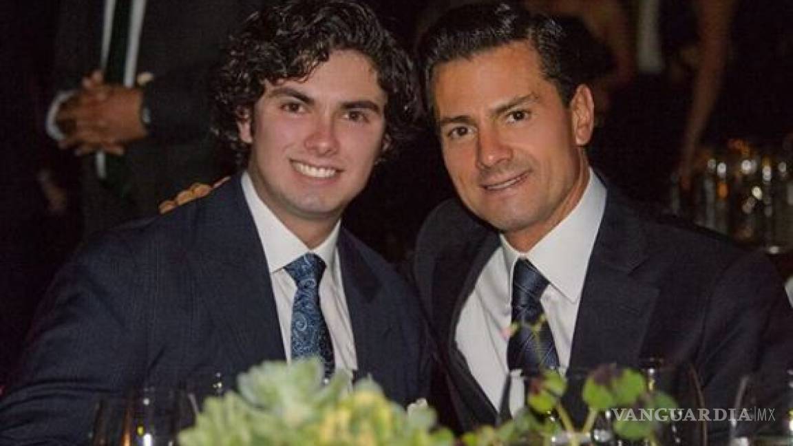 Alejandro, hijo de Enrique Peña Nieto, le agradece por entrega a México