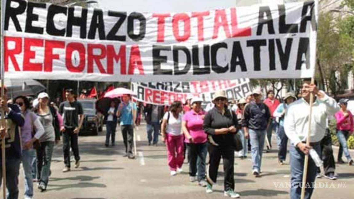 CNTE dice a AMLO que cancele la Reforma Educativa o habrá protestas