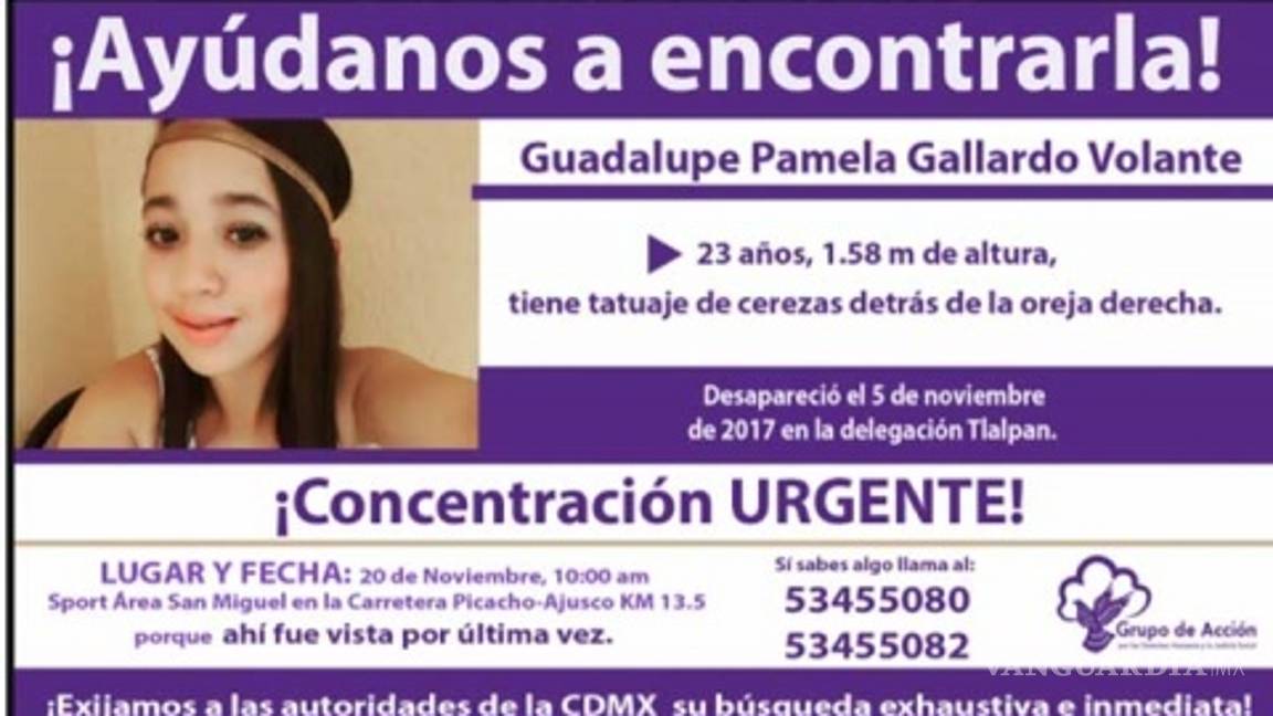$!Aún no hay pista de Pamela, continúa la investigación: PGJ