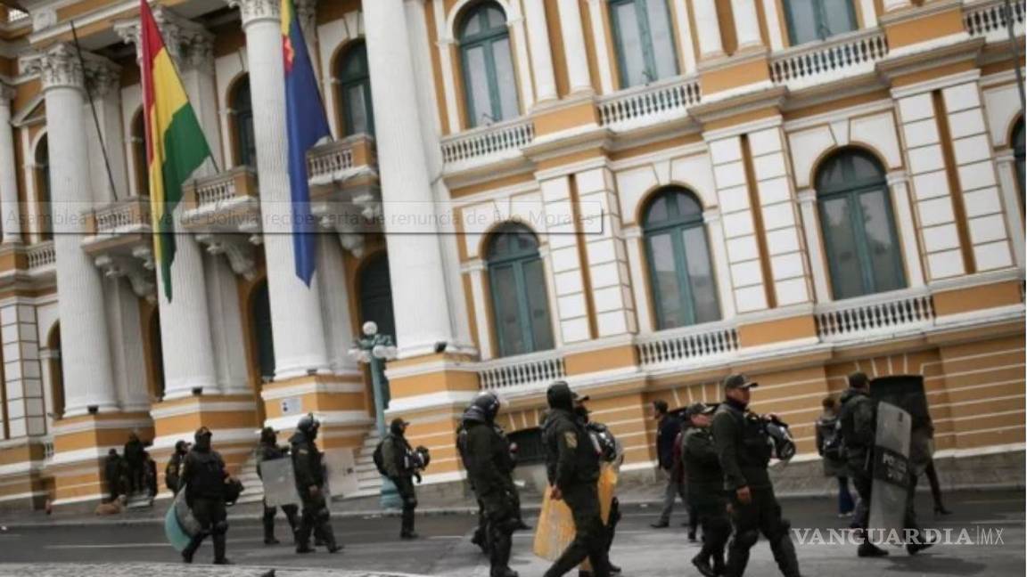 $!Asamblea legislativa de Bolivia recibe carta de renuncia de Evo Morales