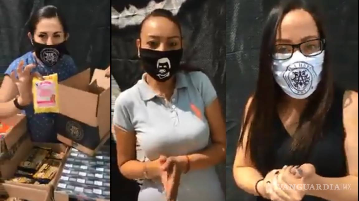 Captan en video a hija de El Chapo haciendo &quot;chapo despensas&quot; para ayudar a necesitado