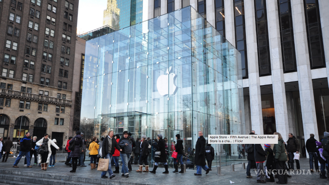 Cierra Apple tiendas en Nueva York ante alza de contagios COVID