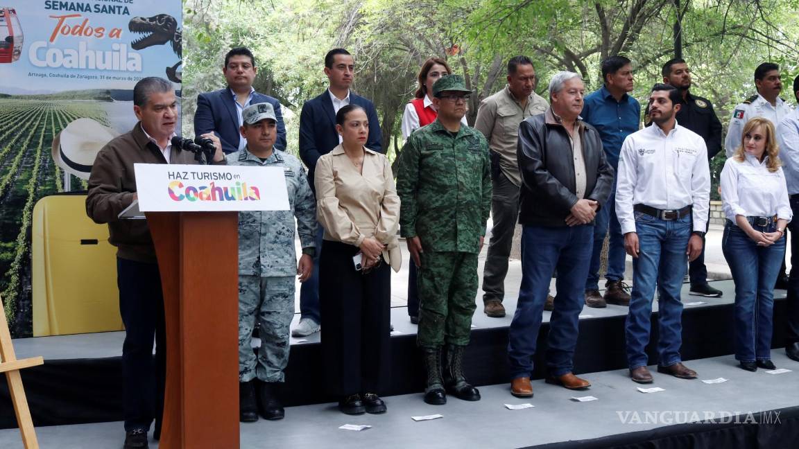 $!El gobernador Miguel Ángel Riquelme Solís fue el encargado de poner en marcha el operativo de seguridad.