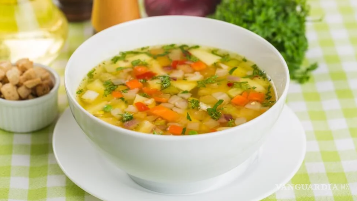 $!SOPA DE VERDURAS.