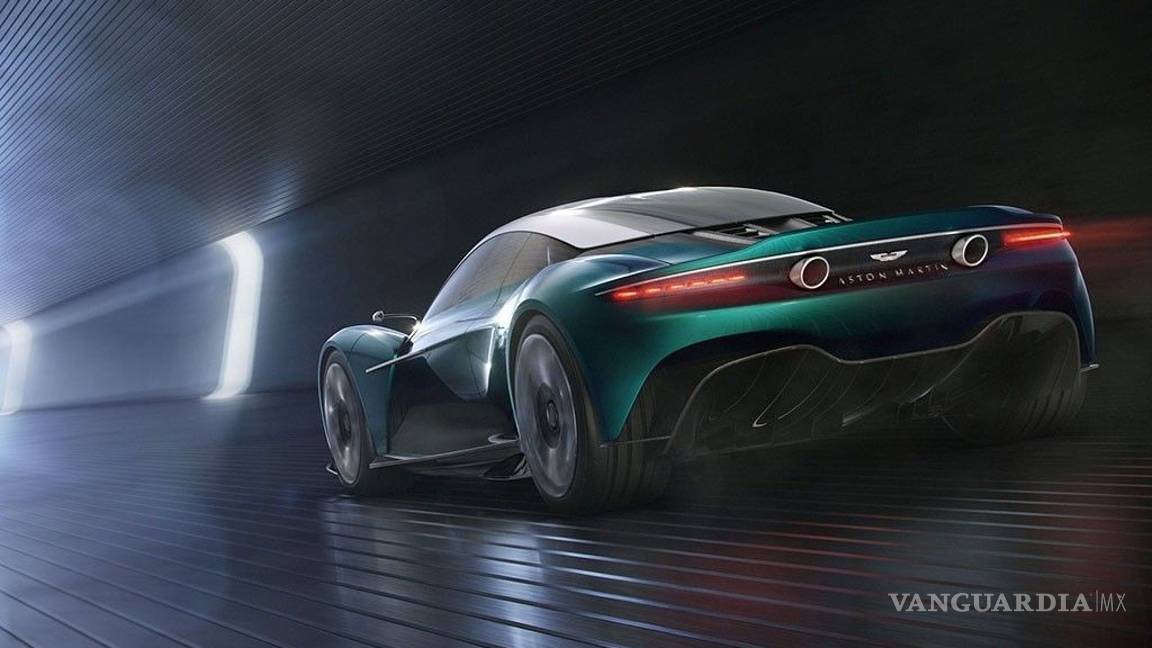 $!Aston Martin deja ver al Vanquish Vision, así será su nuevo deportivo con motor central