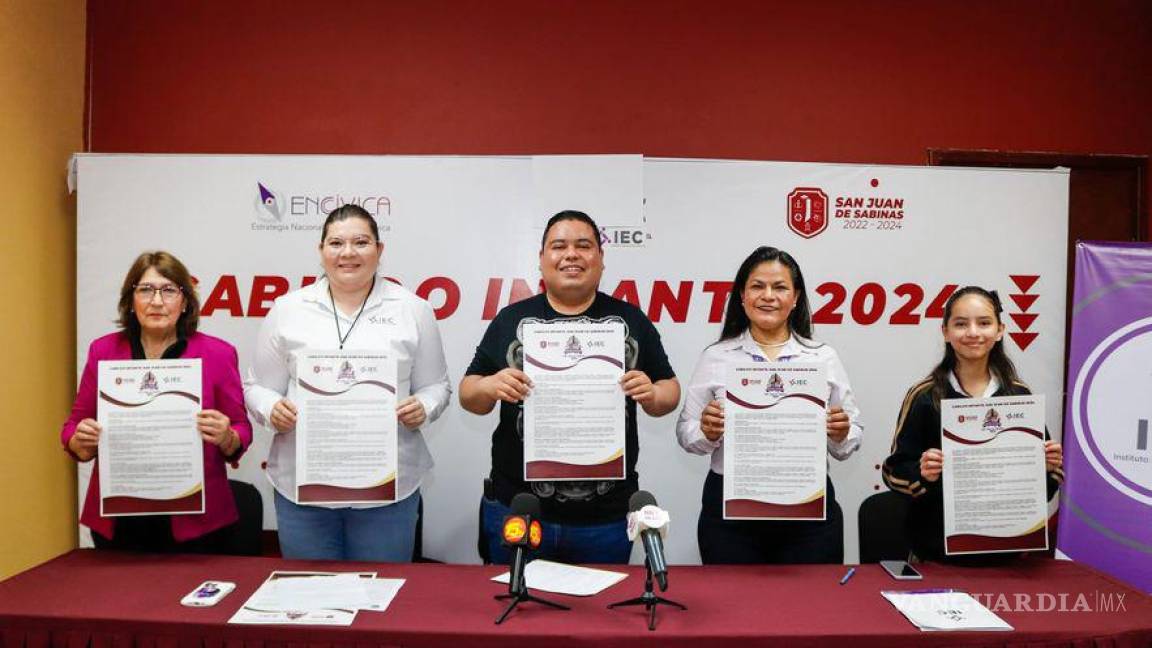 Lanzan convocatoria para cabildo infantil 2024 en san juan de sabinas