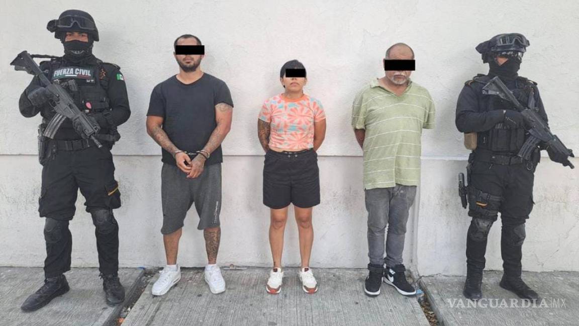 Detienen a siete en Nuevo León, entre ellos una menor de 14 años, con armas y drogas