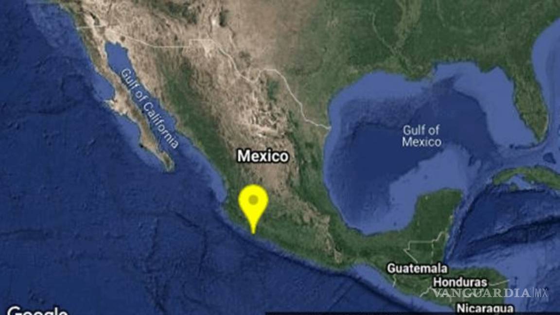 Sacude sismo de 4.3 el sur de Coalcoman, Michoacán