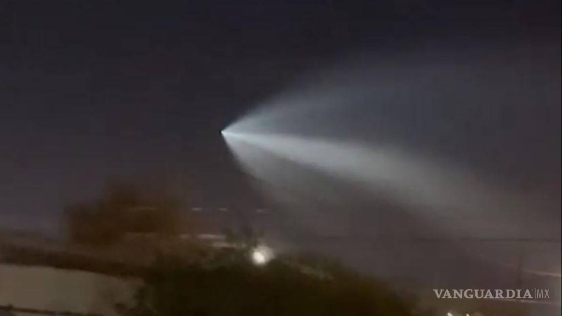 Nuevamente nave de SpaceX alarma a los coahuilenses; la confunden con un ovni