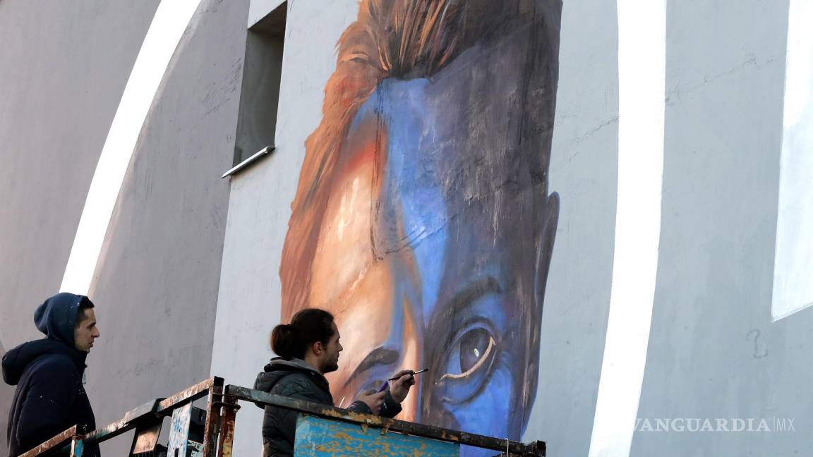 Con un mural rinden un homenaje a Michael Schumacher en Sarajevo