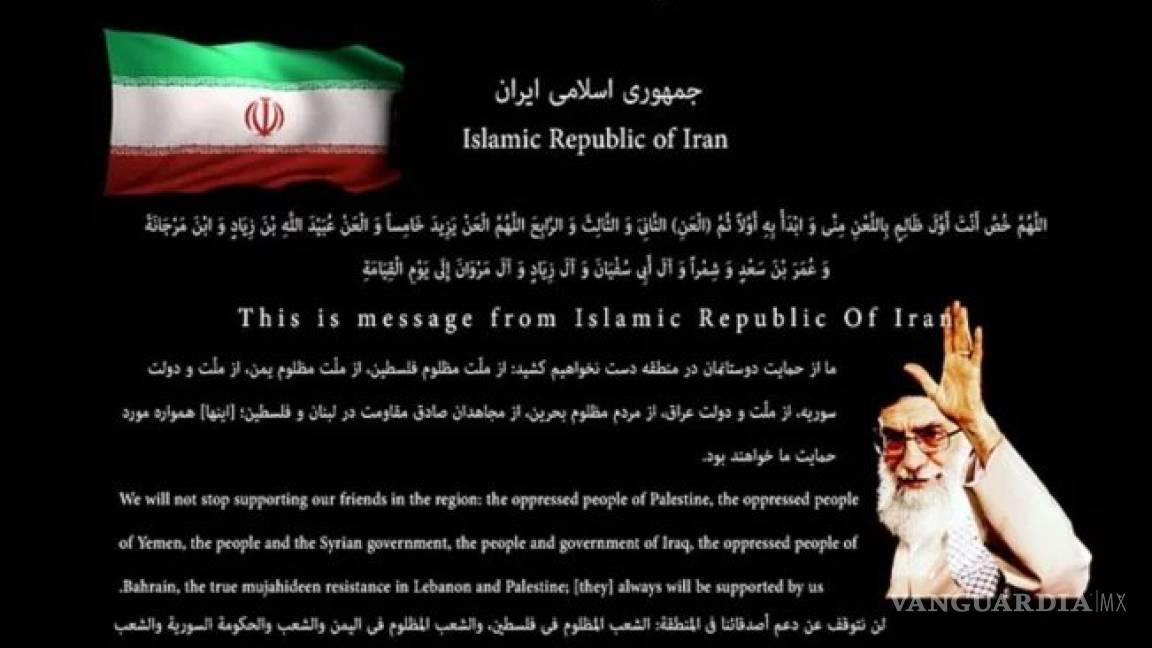 Hackean portal de Gobierno de EUA, dejan mensaje pro-Irán