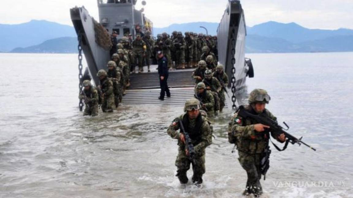 Concentra Armada de México a marinos por desaparición
