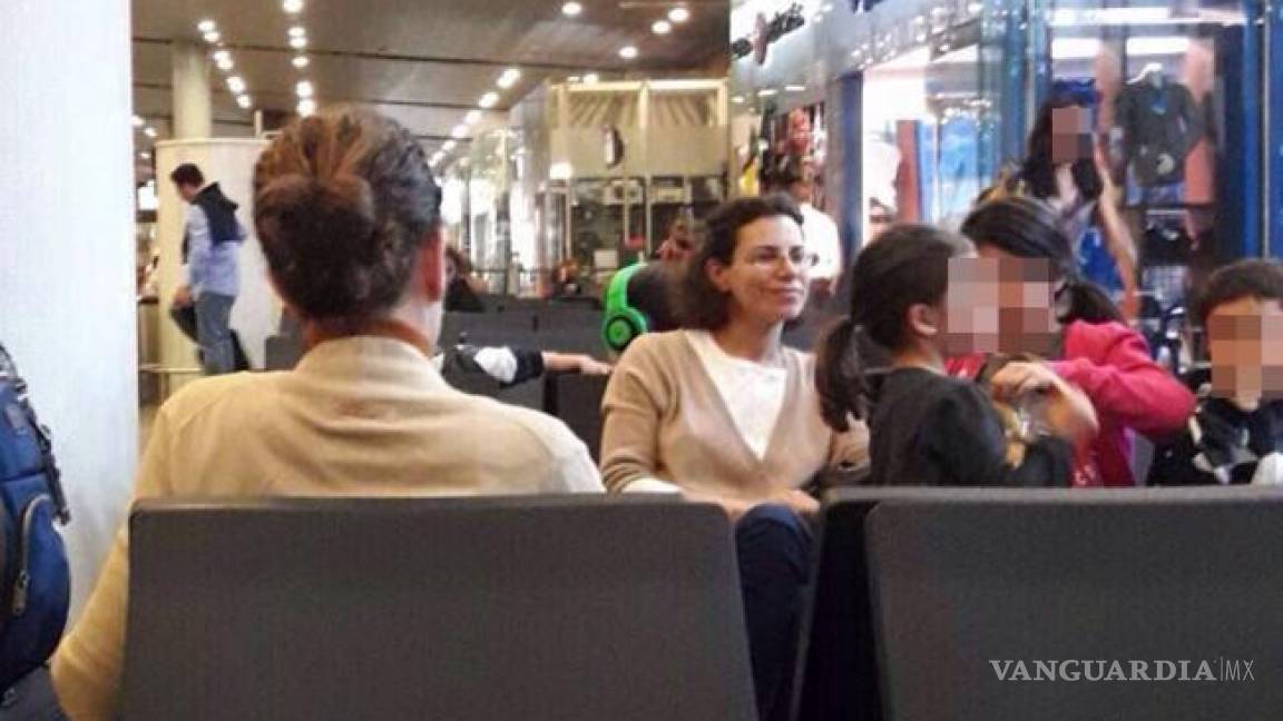 Karime Macías, la esposa de Duarte, es captada en aeropuerto; estaría viajando a Londres