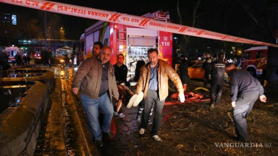 Suman 34 muertos y 125 heridos por ataque en Ankara