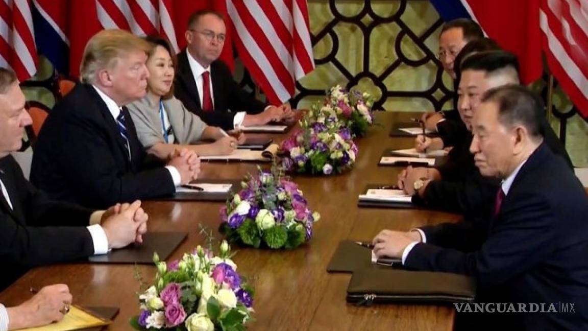 Termina cumbre sin &quot;ningún acuerdo&quot; entre Trump y Kim Jong-un