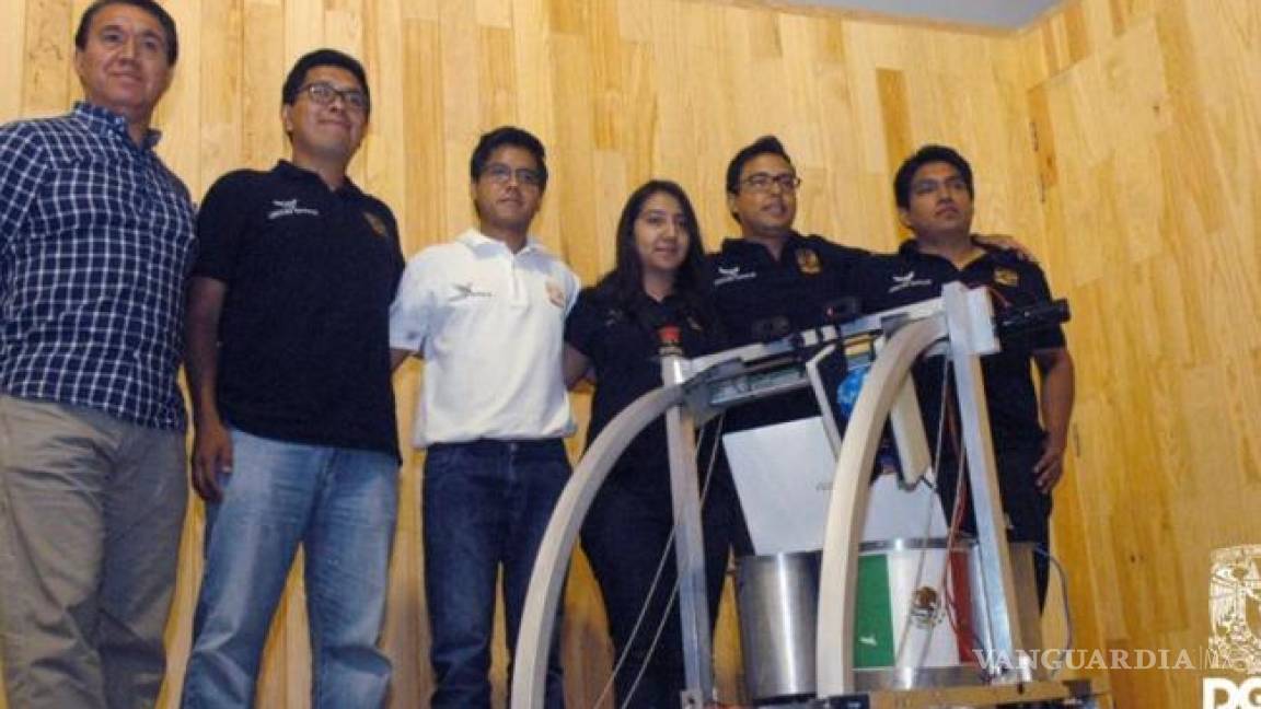 Estudiantes de la UNAM ganan premio de la NASA por robot que explora campos desconocidos