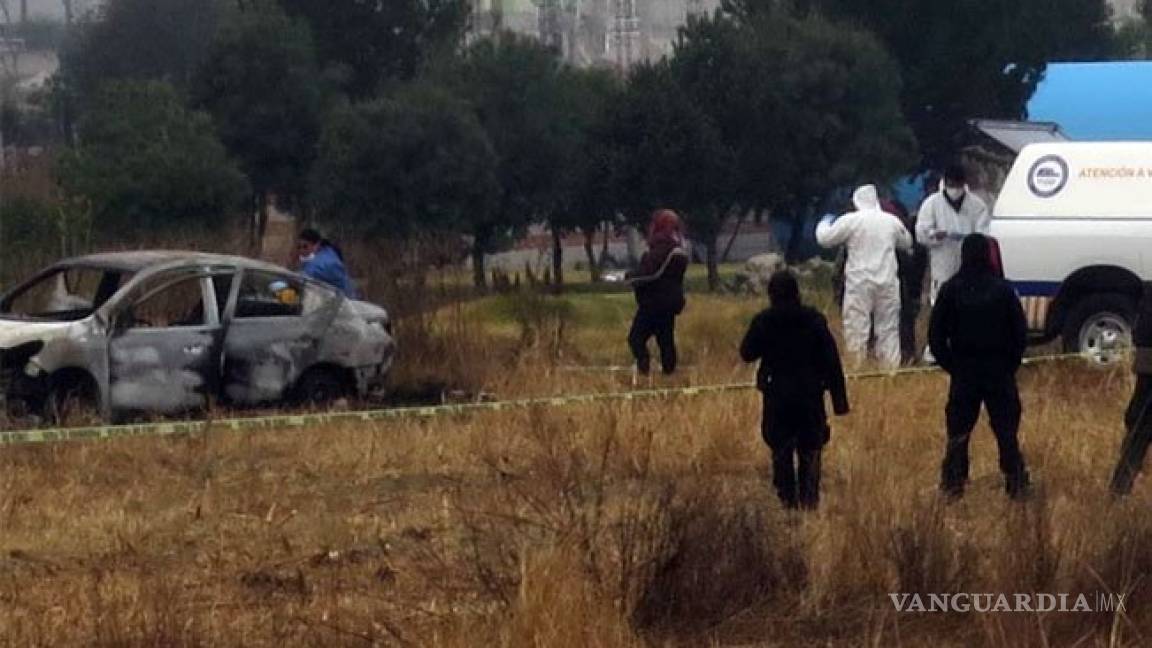 Encuentran cinco cuerpos calcinados dentro de vehículo en Puebla