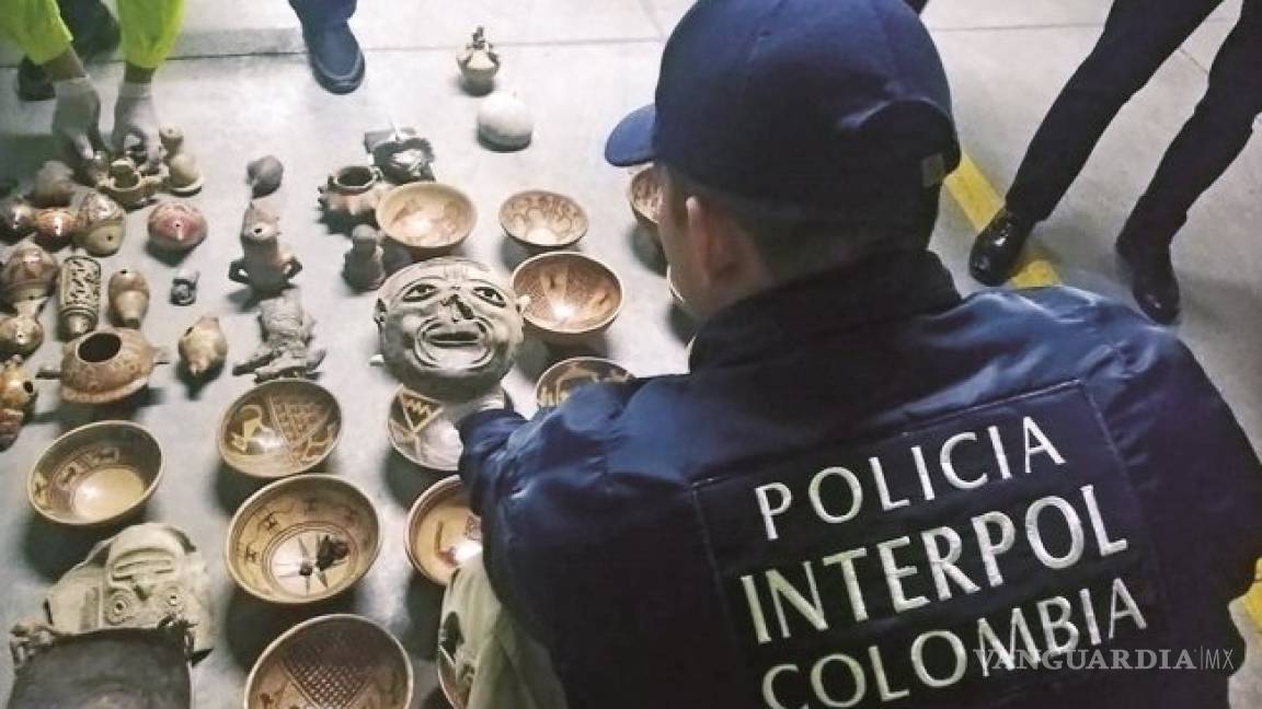 Interpol realiza operación internacional e incauta 19 mil piezas de arqueológicas y de arte en 103 países