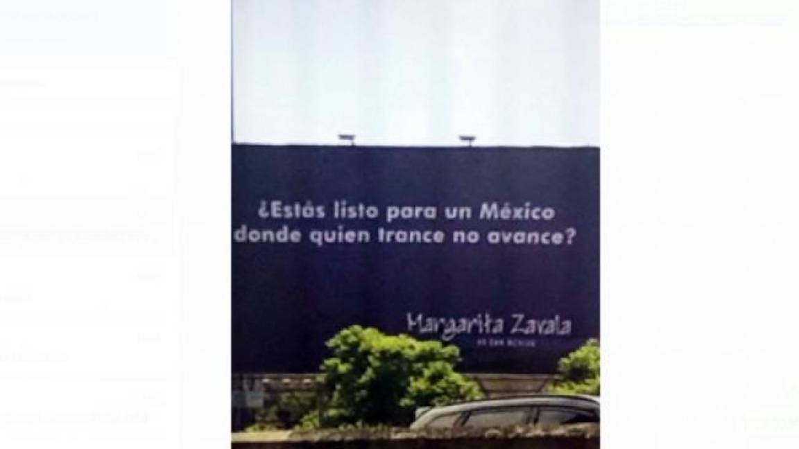 Margarita Zavala se disculpa en twitter por pifia en espectacular