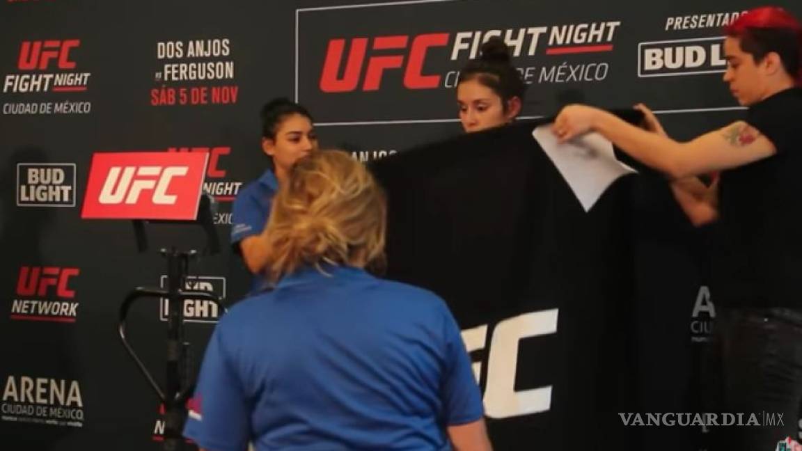 Peleadora de UFC se desnudó para dar con el peso (video)