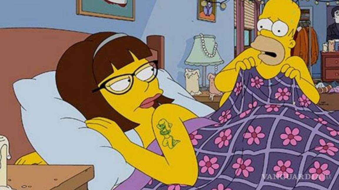 Una veinteañera ¿rompe el matrimonio de Homero y Marge?