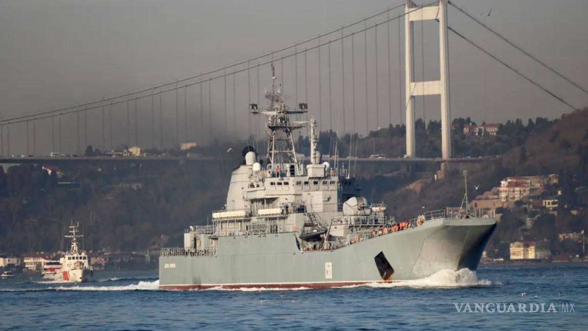 Destruye Ucrania otro buque ruso de guerra, el anfibio Caesar Kunikov, en el Mar Negro
