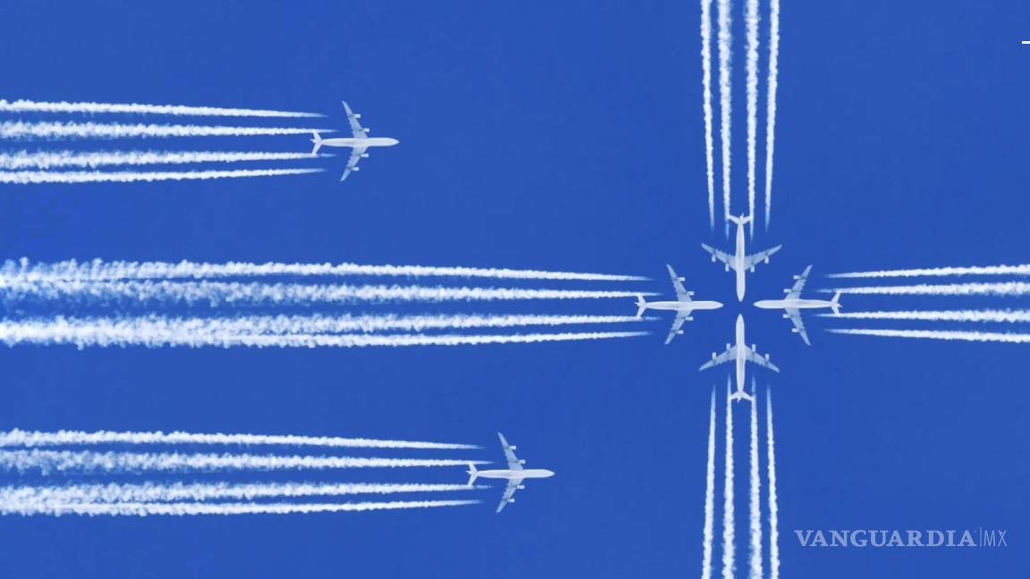 Las estelas químicas que dejan los aviones y sus teorías de conspiración