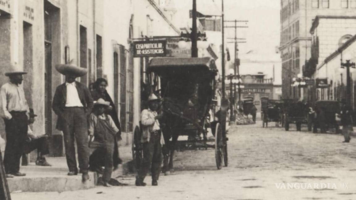 Saltillo: así era la calle Victoria en 1917 (Foto)