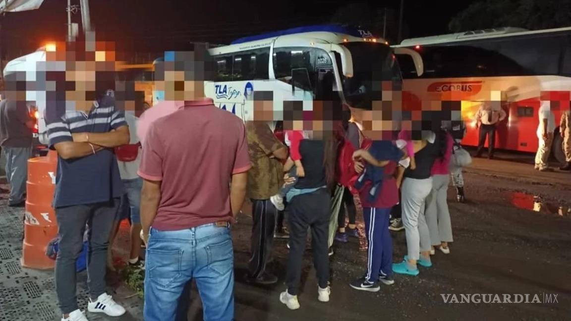 Capturan en Veracruz a grupos de migrantes