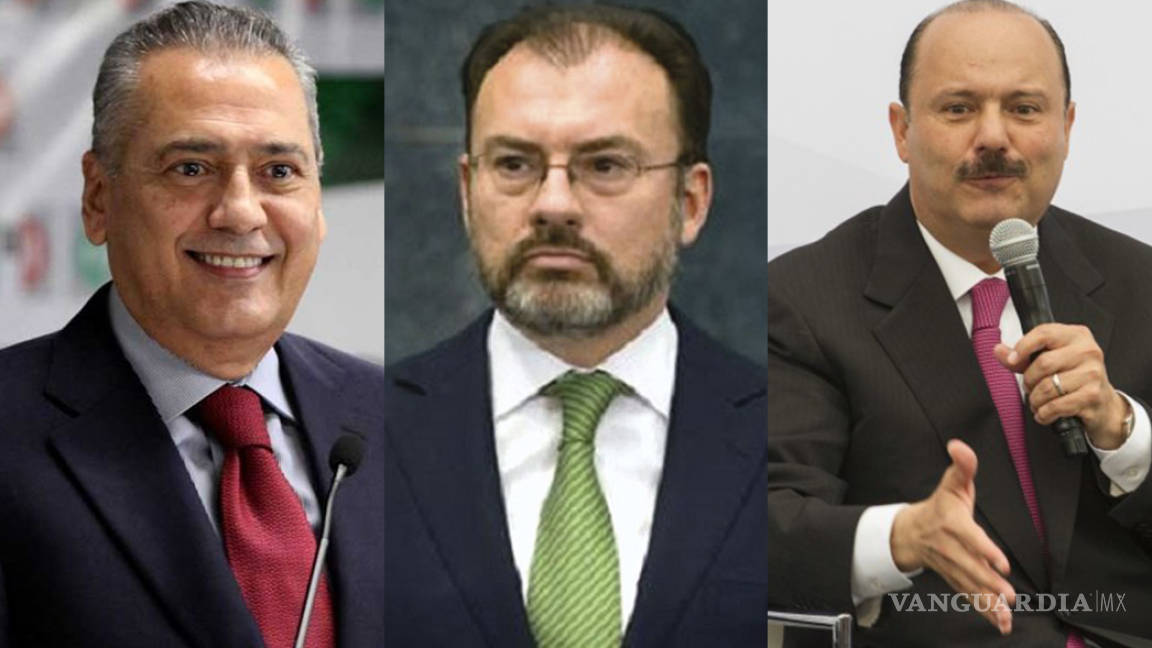 Senadores piden a PGR que investigue a Manlio Fabio Beltrones, Luis Videgaray y César Duarte