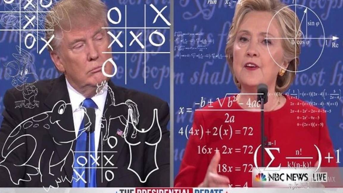 El primer encuentro entre Clinton y Trump desata los memes en las redes