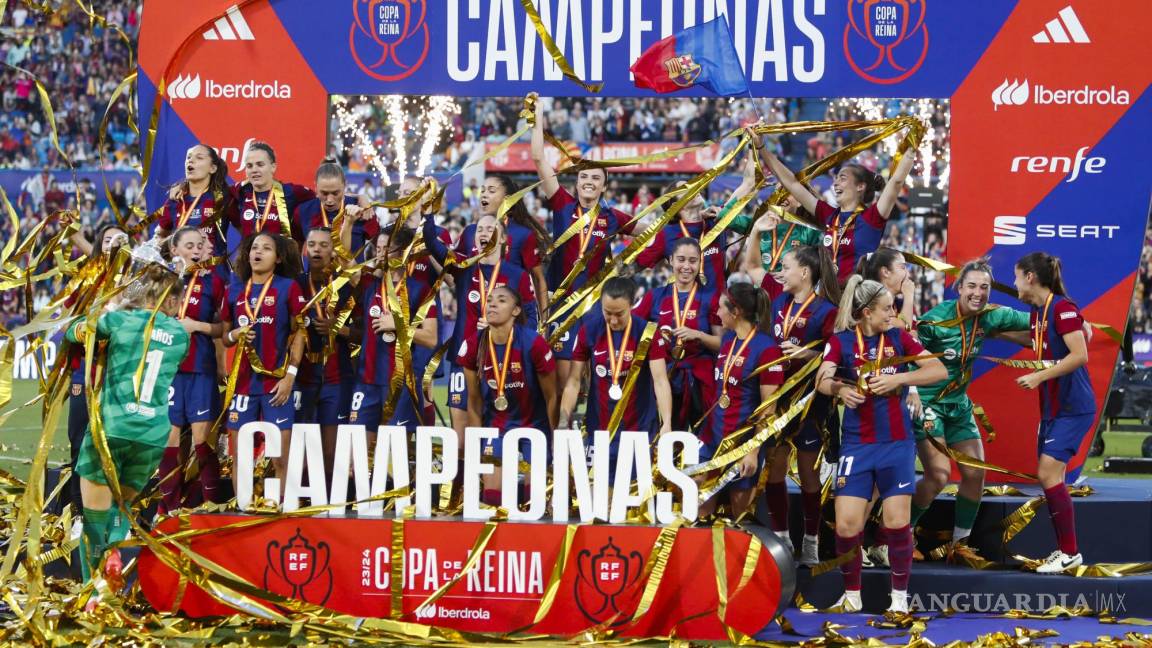 El Barcelona conquista la Copa de la Reina con una histórica goleada que apunta a la UEFA Champions League