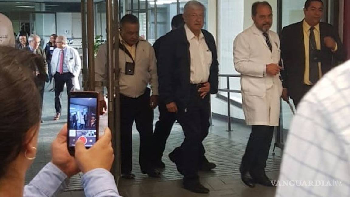 Andrés Manuel López Obrador acude al cardiólogo a revisión: &quot;Estoy muy bien de salud&quot;