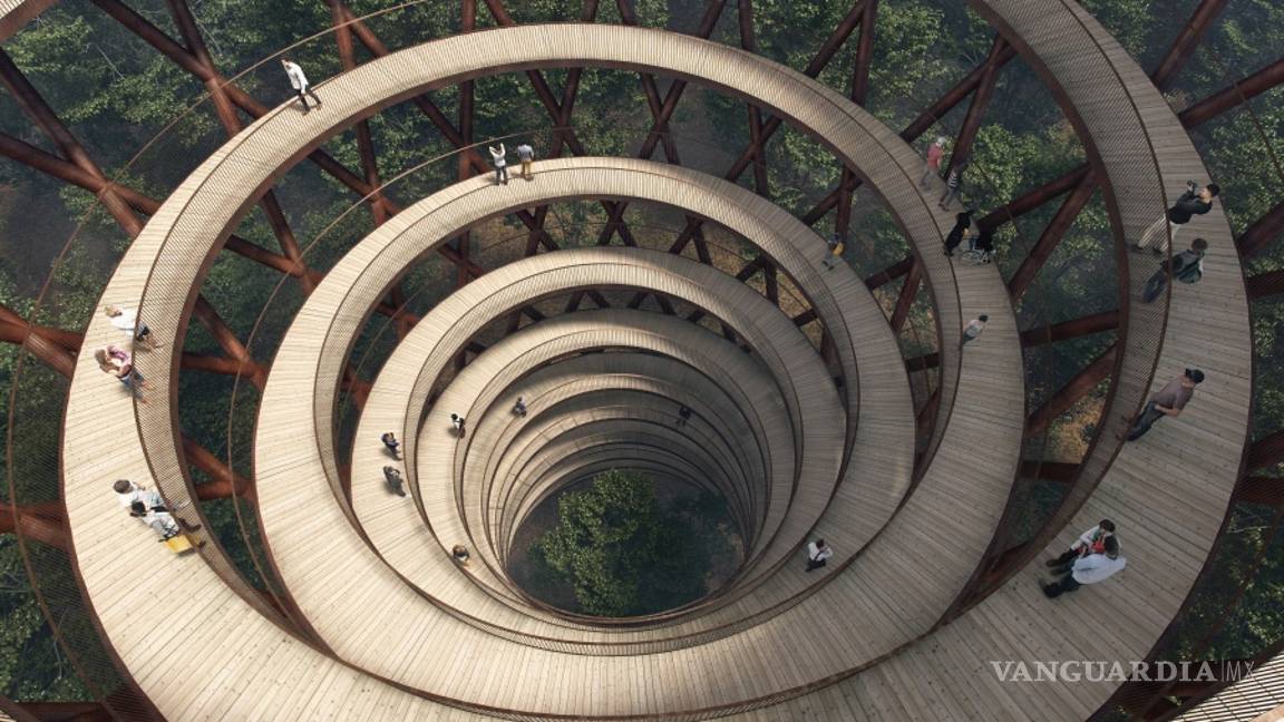 $!La Forest Tower les ofrece a los visitantes una nueva perspectiva del bosque escandinavo