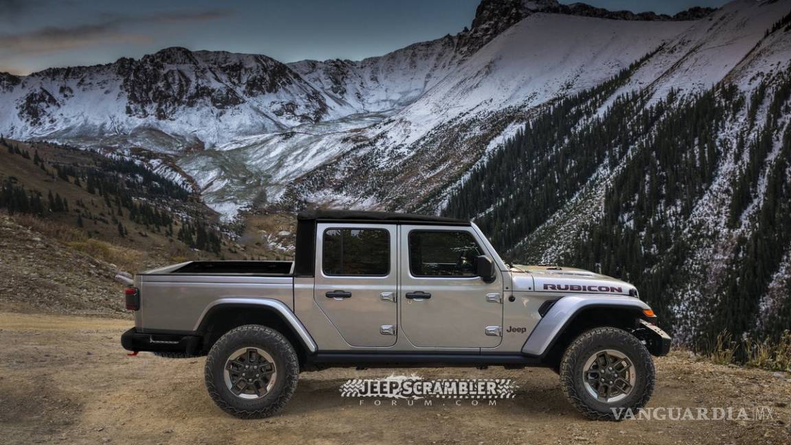 Jeep prepara una pick up basada en el Wrangler, la primera en 30 años y así sería (fotos)