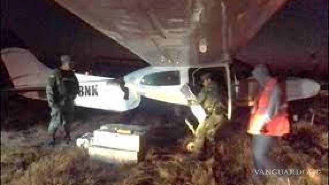 Sinaloa: Decomisan aeronave con 469 kilos de cocaína