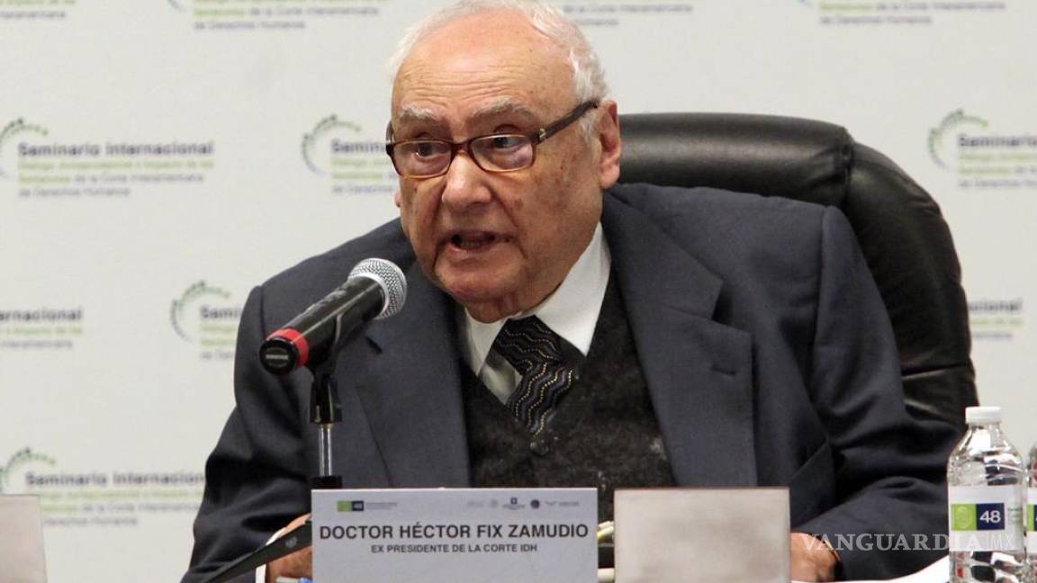 Reportan el fallecimiento del jurista y docente Héctor Fix Zamudio